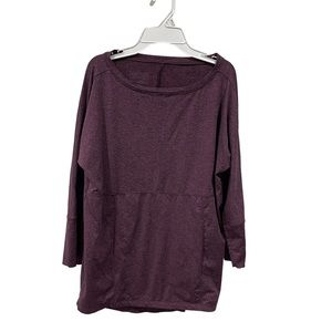 Patagonia Tunic Women’s Size S Burgundy 3/4 Sleeves Hi-lo Top Outdoors Casual